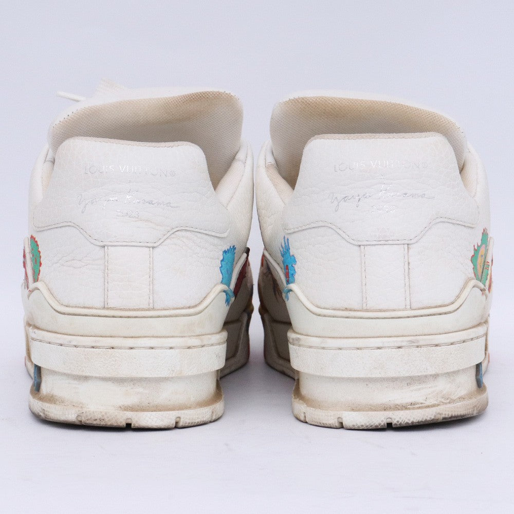 LOUIS VUITTON x Yayoi Kusama LV Trainer Sneakers White