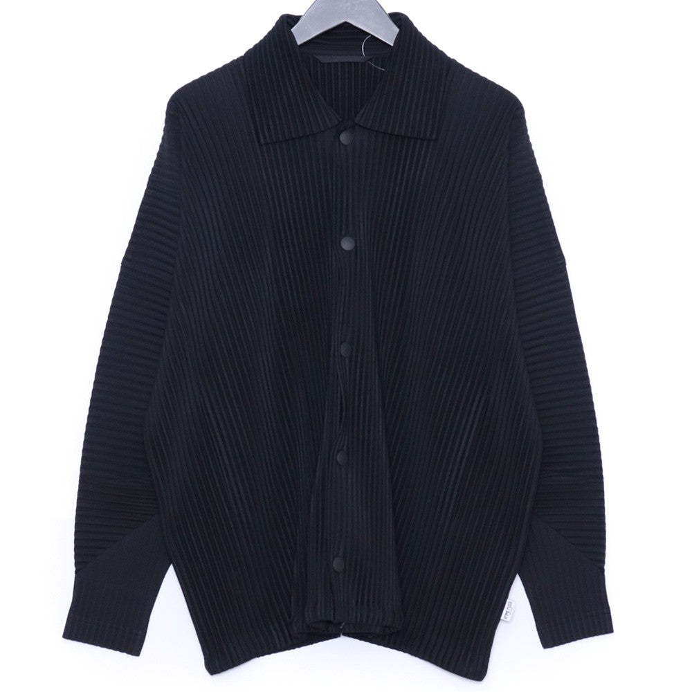 HOMME PLISSE ISSEY MIYAKE 25SS Pleated Jacket Black Size 3
