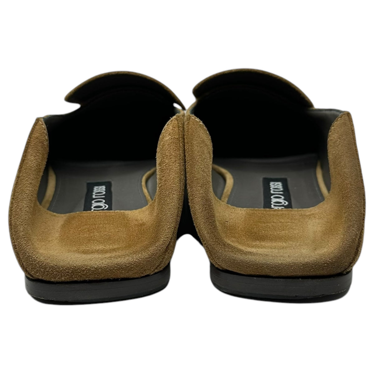 Sergio Rossi 23SS Metal Plate Loafers Beige Size 5 1/2