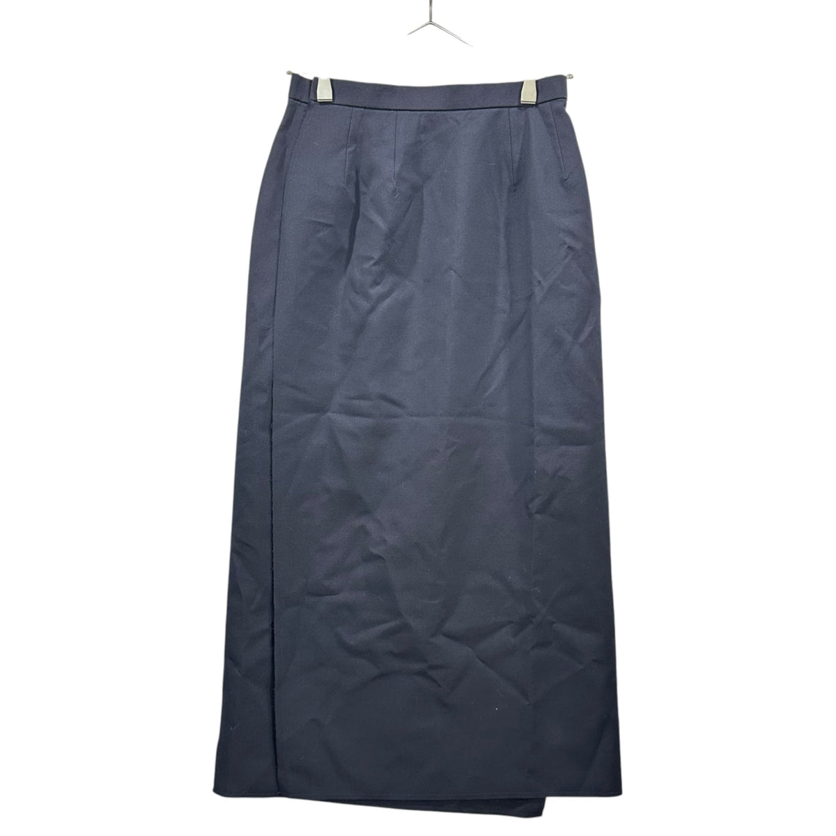 COMME des GARCONS 98AW Bonded Wool Long Wrap Skirt Size S
