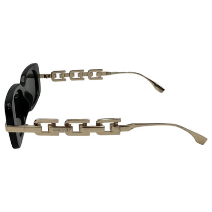 AMBUSH A Chain Sunglasses Black/Gold