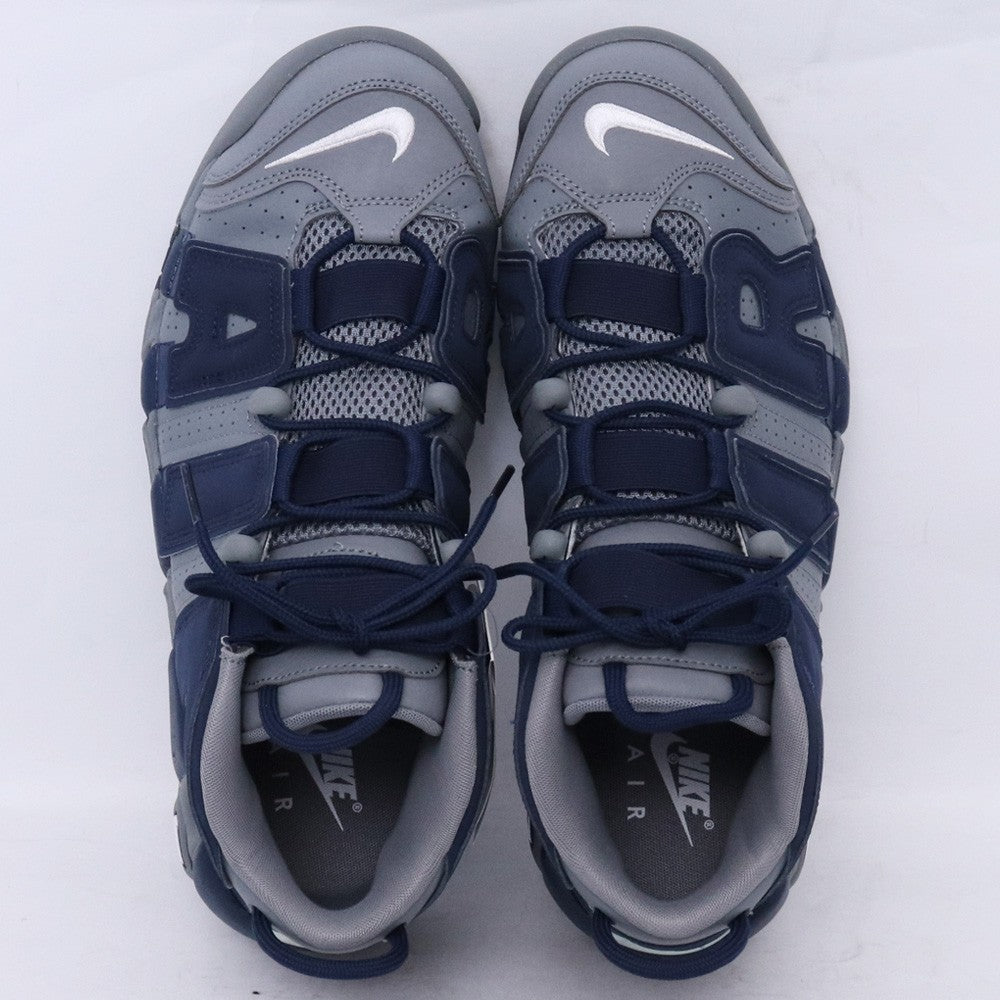 NIKE Air More Uptempo '96 Cool Grey Navy Sneakers Size 29cm