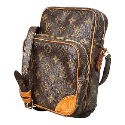 LOUIS VUITTON 2000s Amazon Monogram Shoulder Bag Brown