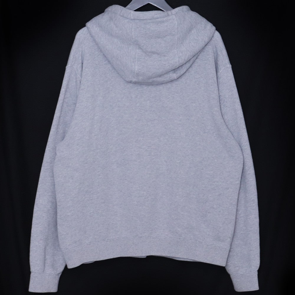 GUCCI 23AW Interlocking G Cotton Jersey Hoodie Gray Size L