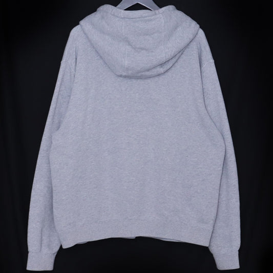 GUCCI 23AW Interlocking G Cotton Jersey Hoodie Gray Size L