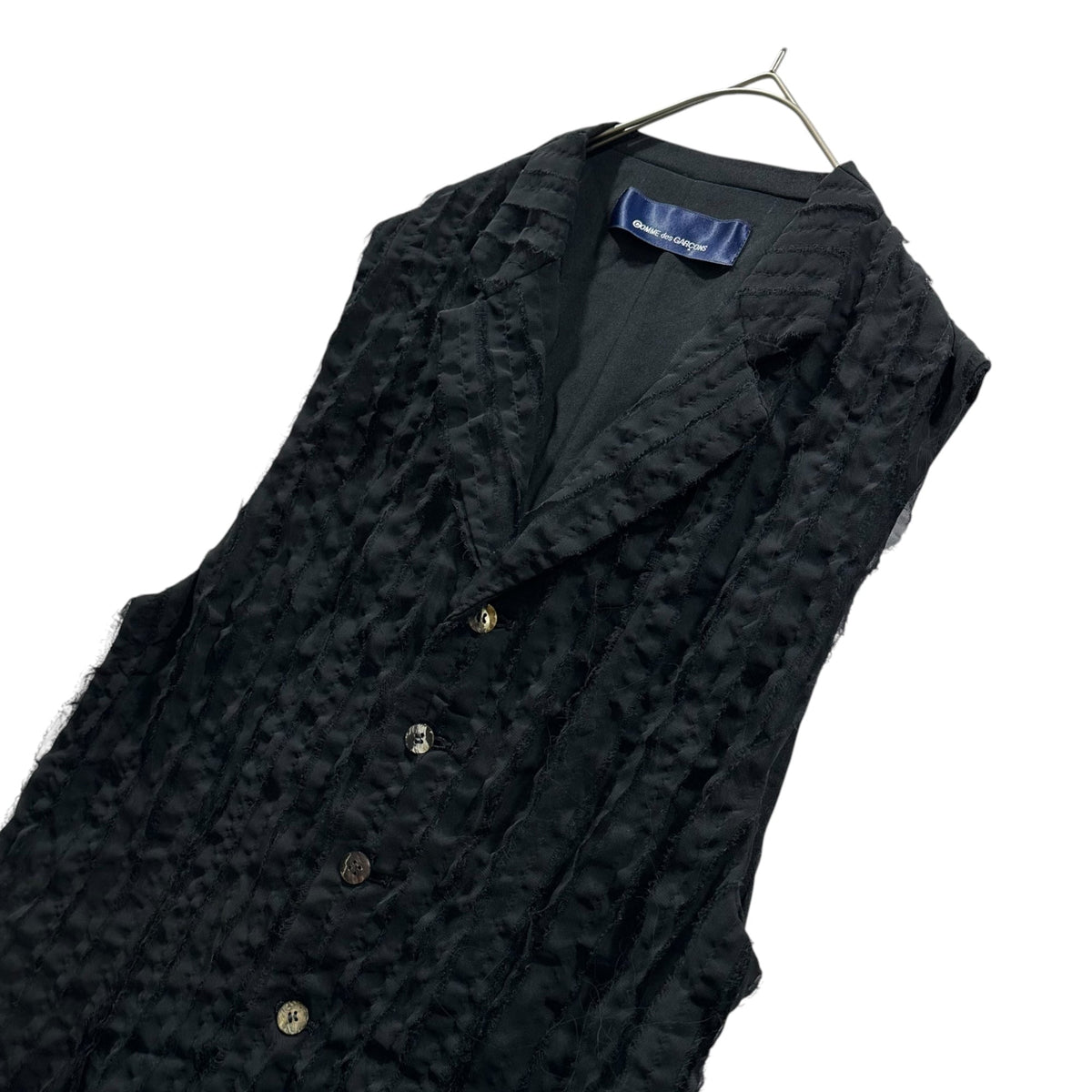 COMME des GARCONS 93SS Aoyama Ltd Sleeveless Coat Size FREE