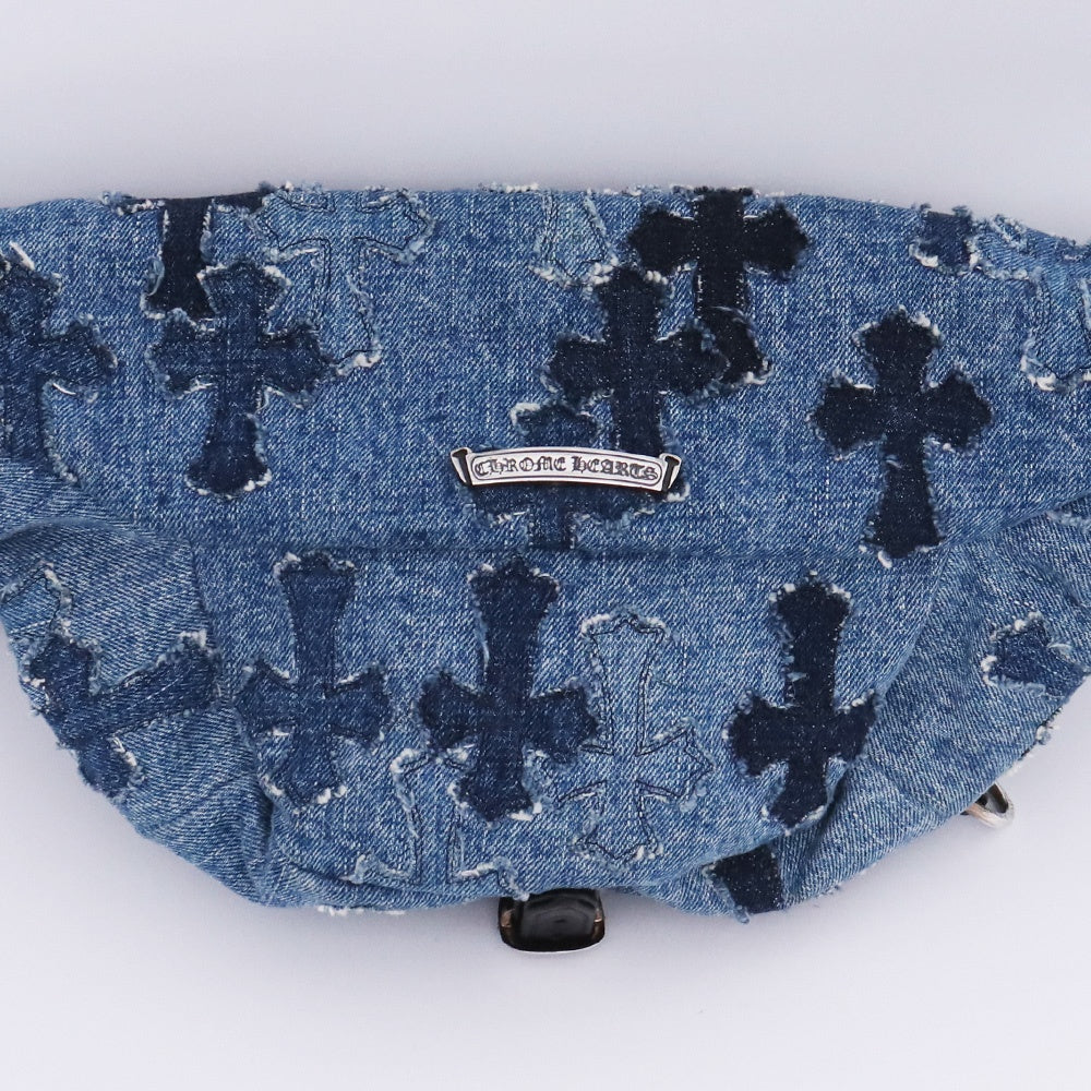 CHROME HEARTS #1 Snatch Pack Denim Cross Bag Indigo Size #1
