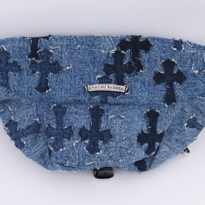 CHROME HEARTS #1 Snatch Pack Denim Cross Bag Indigo Size #1