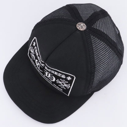 CHROME HEARTS TRUCKER CAP Mesh Cap Black Size F
