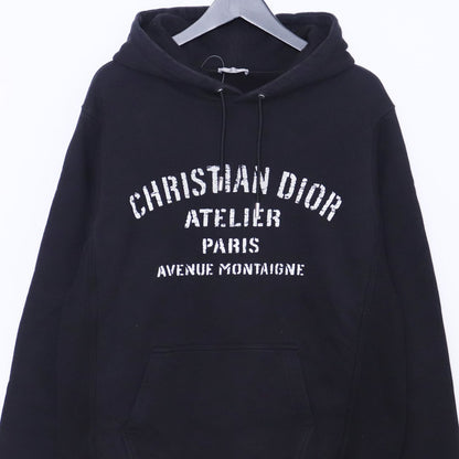 CHRISTIAN DIOR 20AW ATELIER LOGO Hoodie Black Size L