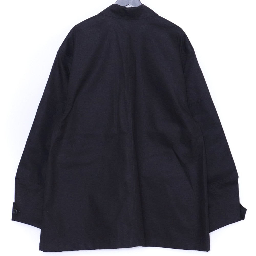 BALENCIAGA 22AW Oversized Work Cargo Jacket Black Size 2