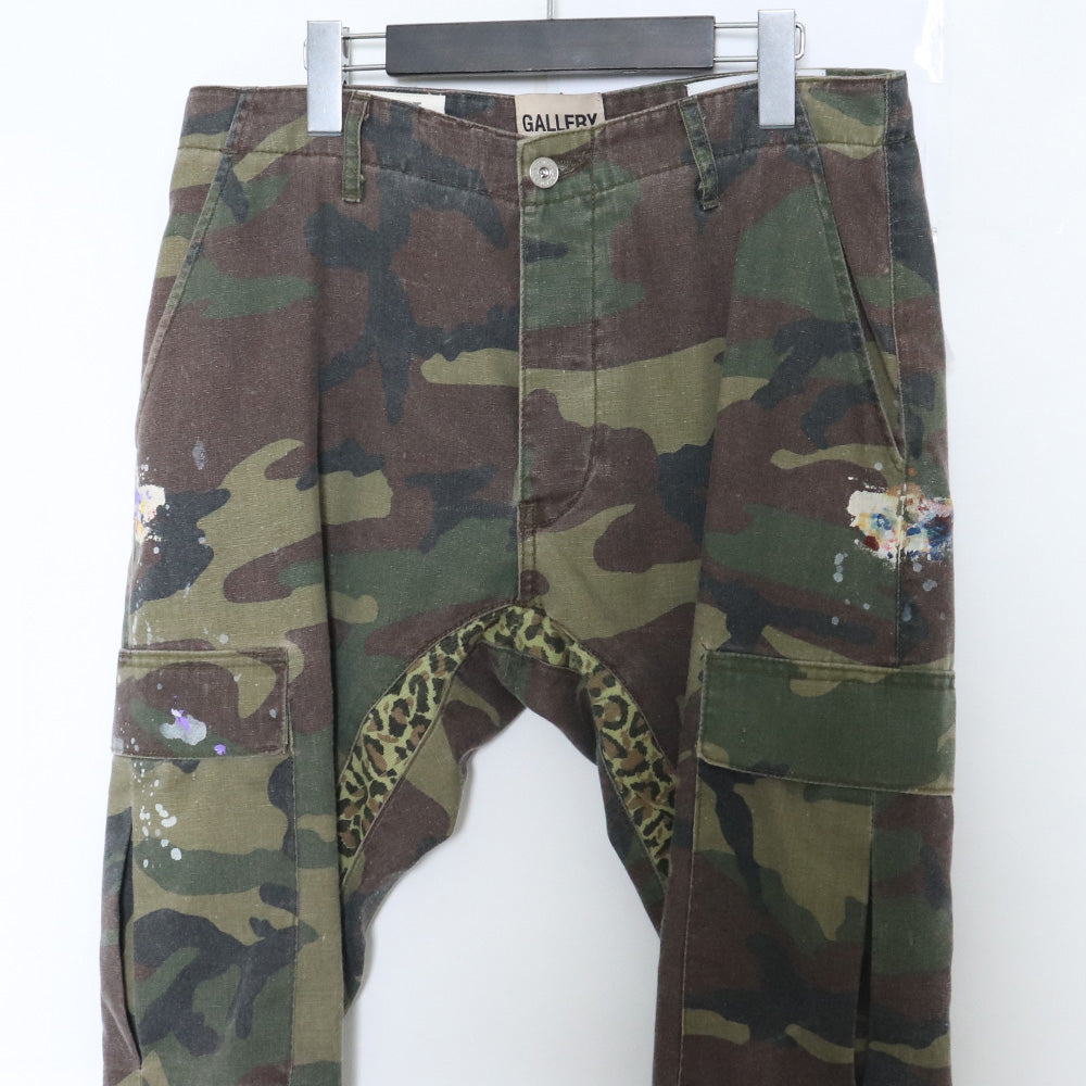GALLERY DEPT. Camo Flare Carpenter Pants Khaki Size 31