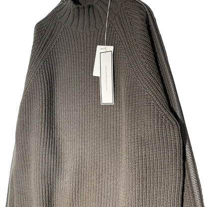 JOHN LAWRENCE SULLIVAN 20AW Zipped Wool Knit Size S