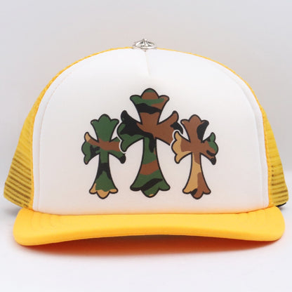 Chrome Hearts 24SS Yellow Camo Cemetery Tracker Cap Size F