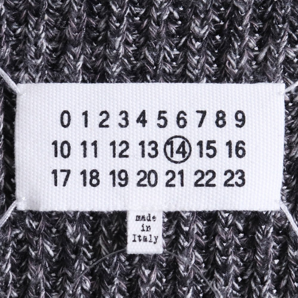 MAISON MARGIELA 17AW Drivers Zip-Up Knit Gray Size S