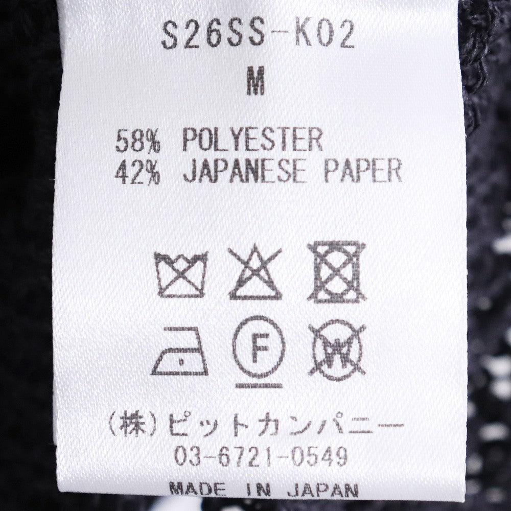 STEAF 26SS HOD CARRIER Mesh Knit Black Size M