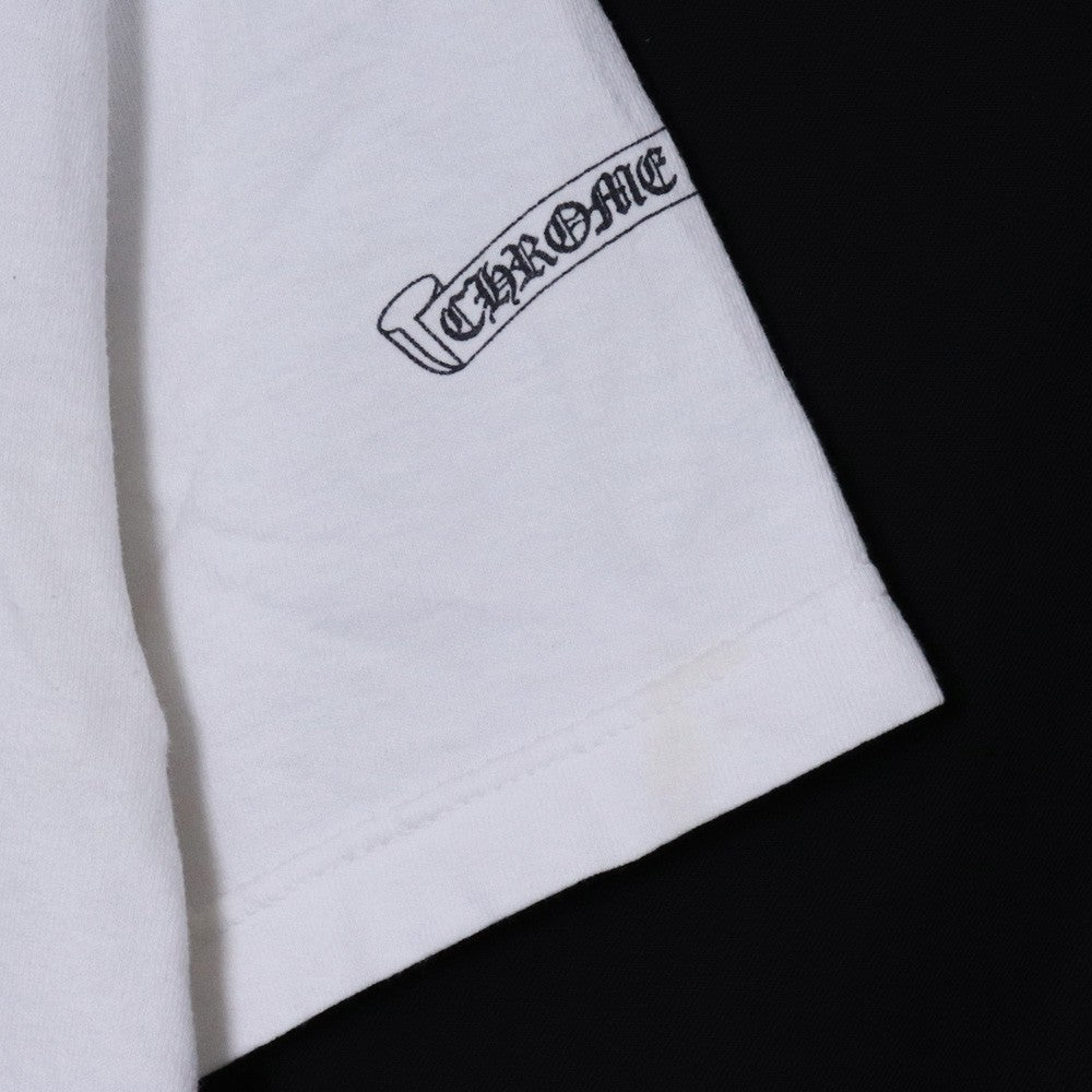 CHROME HEARTS OLD VINE DAGGER LOGO T-Shirt White Size S
