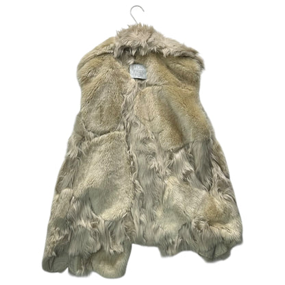 STELLA McCARTNEY 18AW Faux Fur Long Vest White Size 36