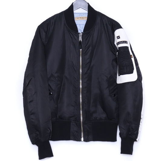 UNDERCOVER × FRAGMENT × ALPHA MA-1 Jacket Black Size M