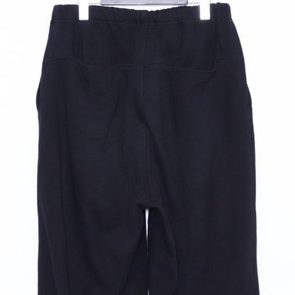 COMOLI 25AW Cotton Fleece Sweatpants Black Pants Size 2