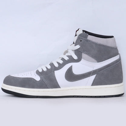 NIKE AIR JORDAN 1 Retro High OG Grey Sneakers Size 27cm