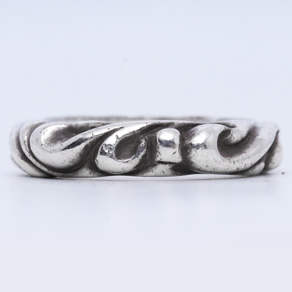 CHROME HEARTS Scroll Band Ring Silver Size ONE SIZE