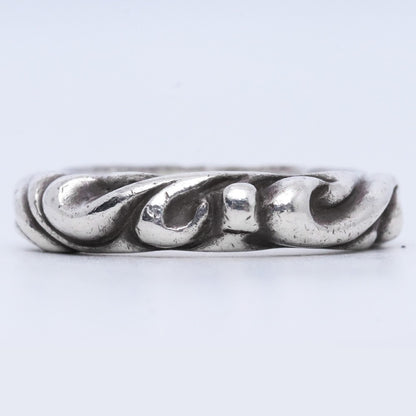 CHROME HEARTS Scroll Band Ring Silver Size ONE SIZE