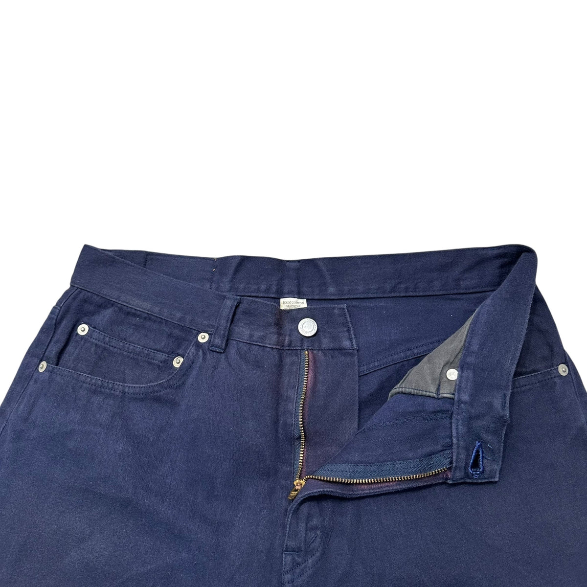FINESSE 90s Back Pocket Line Chino Work Pants Navy Size 34