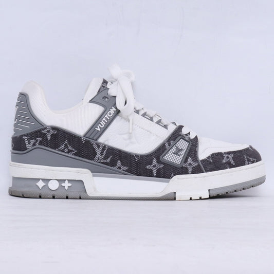 Louis Vuitton LV Trainer White Grey Sneakers Size 5