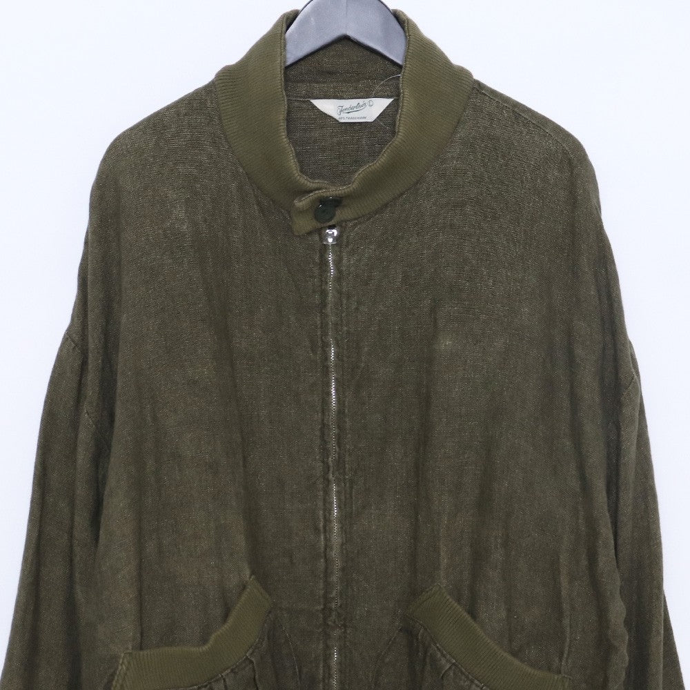 TENDERLOIN 19SS Linen Swingtop Jacket Khaki Size L