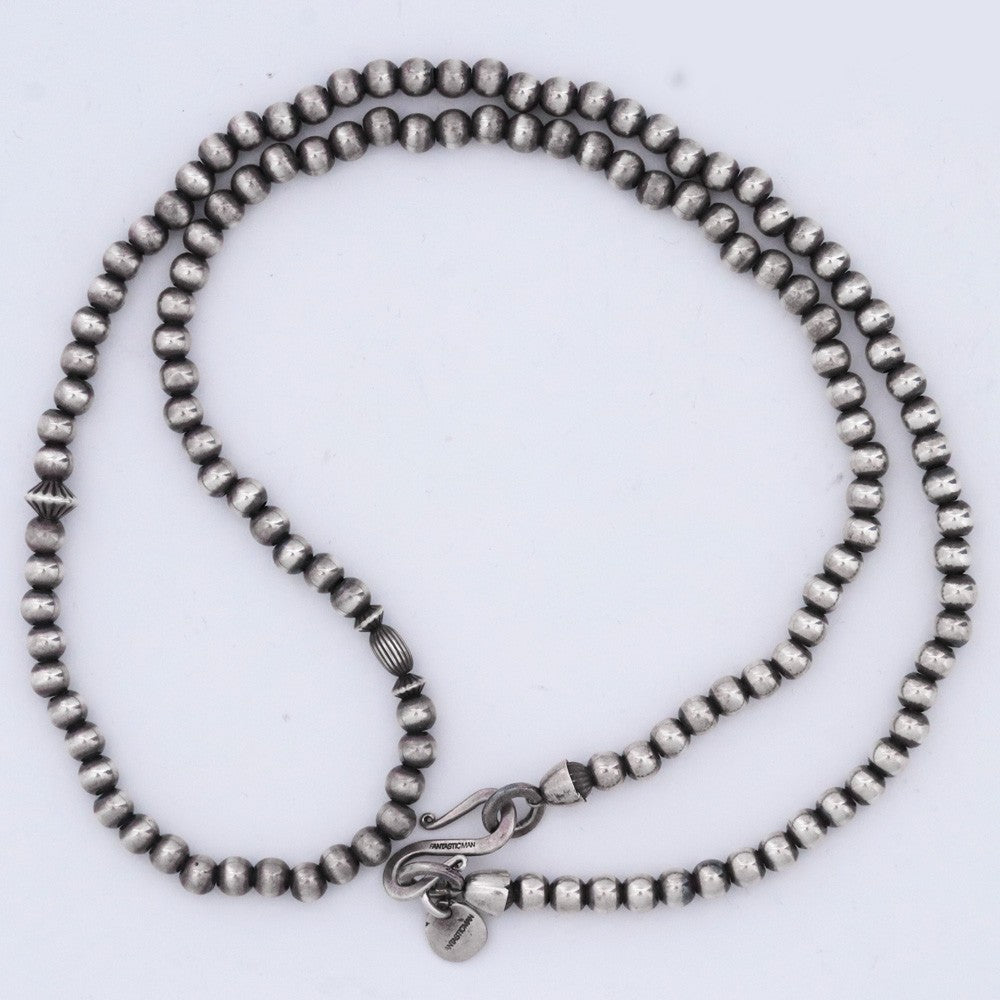 FANTASTIC MAN Beads Necklace Silver Size F