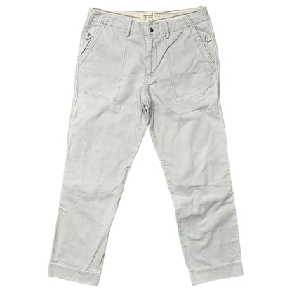 AFFA Corduroy Bondage Pants Light Gray Size L