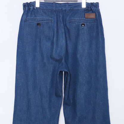 GUCCI Washed Organic Denim Jeans Indigo Size 48
