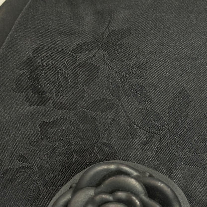 BLACK COMME des GARCONS 17AW Rose-Embellished Jacket Size XL