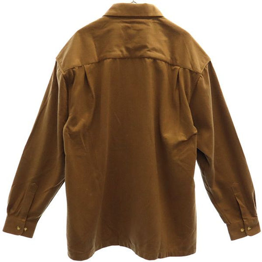 WAREHOUSE Long Sleeve Shirt Brown Size L