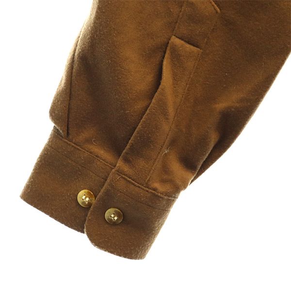 WAREHOUSE Long Sleeve Shirt Brown Size L