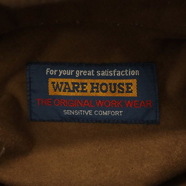 WAREHOUSE Long Sleeve Shirt Brown Size L