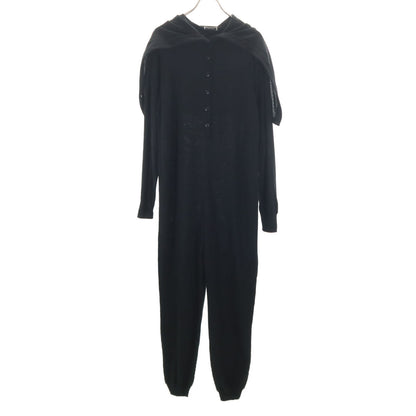 LEMAIRE Italian Long Sleeve Knit Jumpsuit Black Size XS