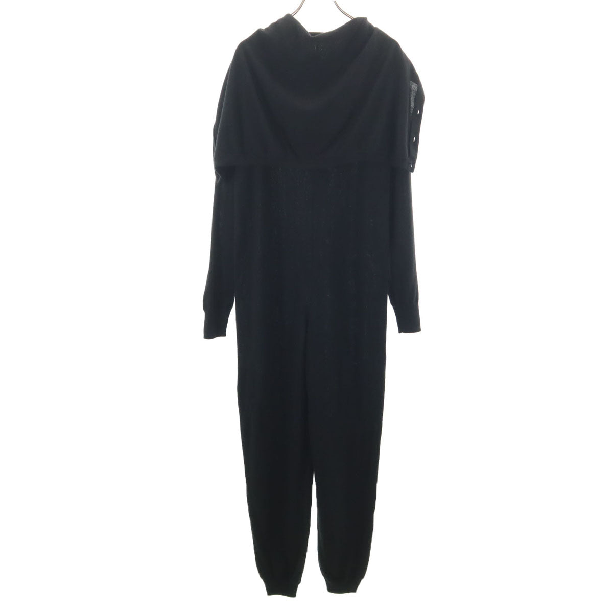 LEMAIRE Italian Long Sleeve Knit Jumpsuit Black Size XS