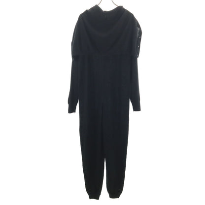 LEMAIRE Italian Long Sleeve Knit Jumpsuit Black Size XS