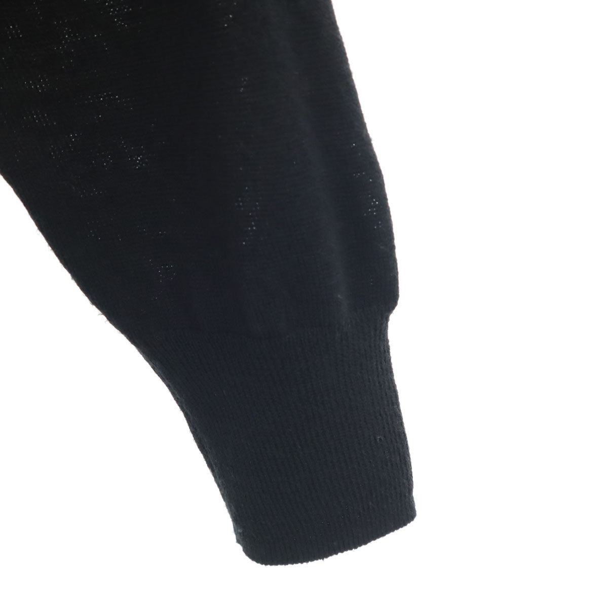 LEMAIRE Italian Long Sleeve Knit Jumpsuit Black Size XS