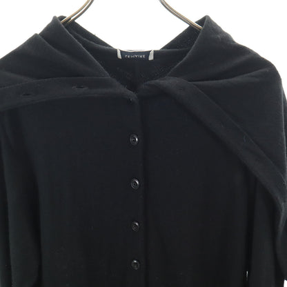 LEMAIRE Italian Long Sleeve Knit Jumpsuit Black Size XS