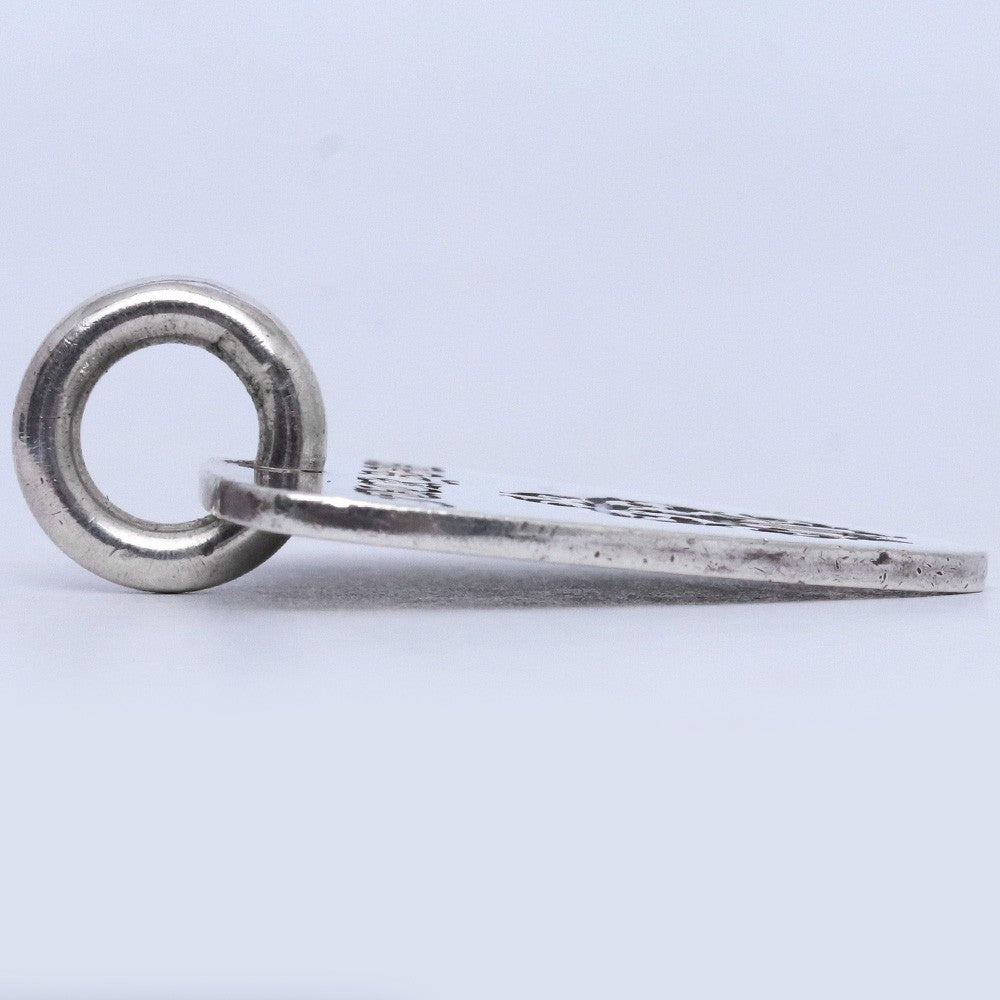 Chrome Hearts Guitar Pick FUCK YOU Pendant Silver Size F