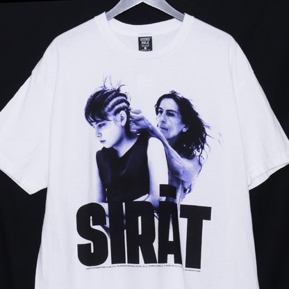 SIRĀT × GEEKS RULE Silkscreen Printing T-Shirt White Size XL