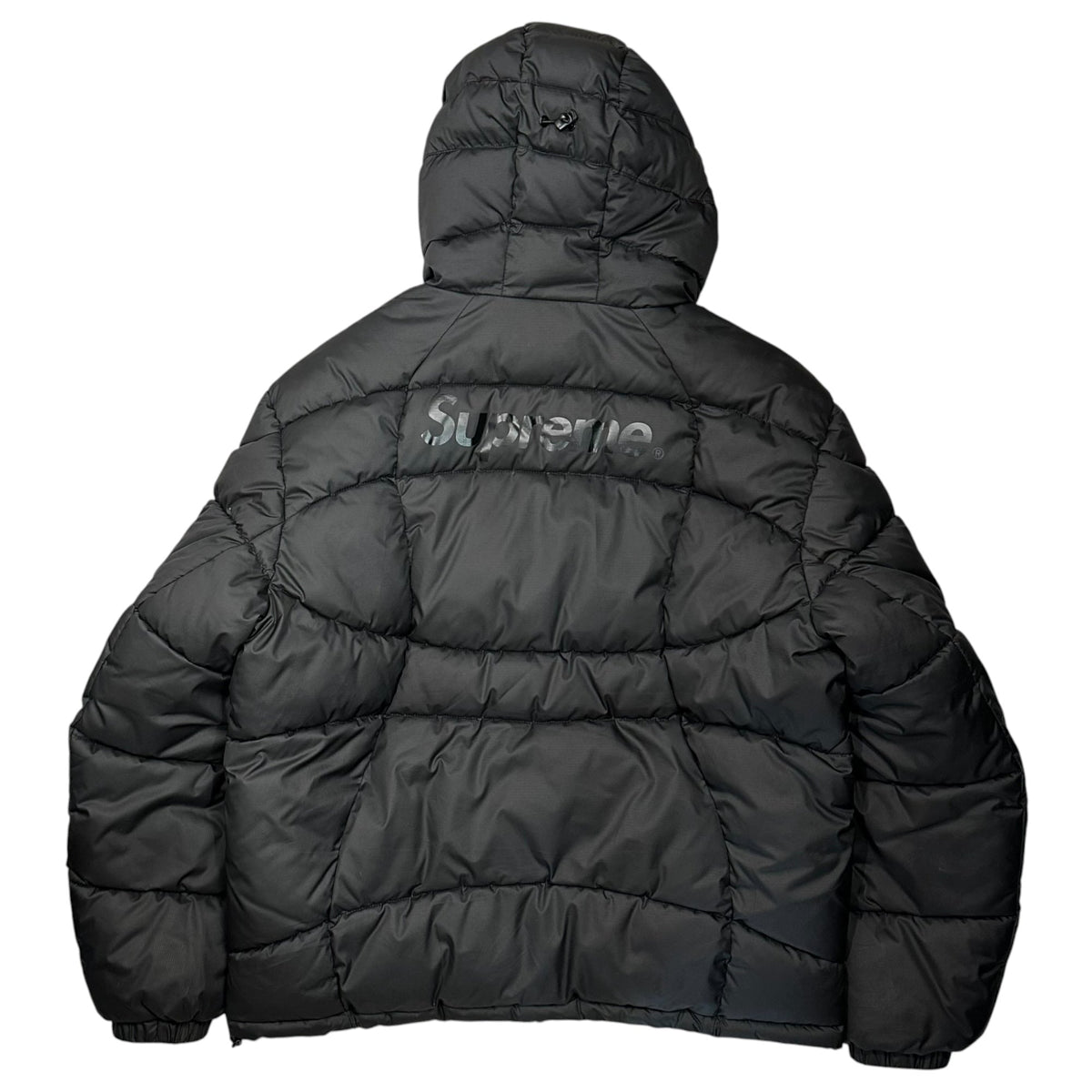SUPREME 21AW Warp Hooded Puffy Jacket Black Size M