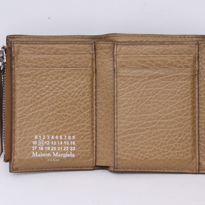Maison Margiela Brown Leather Envelope Mini Wallet Size F