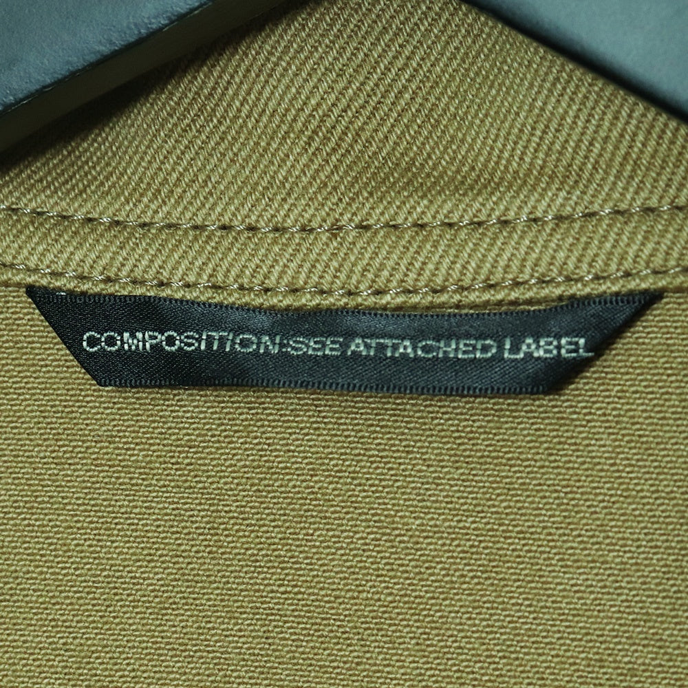 Y'S Layered Collar Cotton Blouson Khaki Size 1