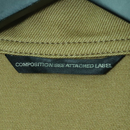 Y'S Layered Collar Cotton Blouson Khaki Size 1