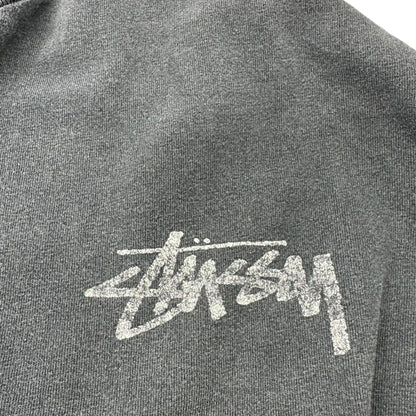 STUSSY 80's Vintage Circle Rasta Logo T-Shirt Black