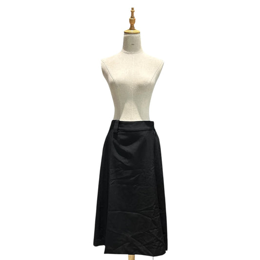 Y's Wool Gabardine Big Flap Pocket Skirt Size 2